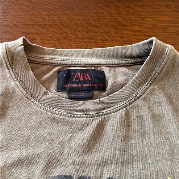 Zara Drowsy Moods Nightmare Walk T-shirt oversized fit. Men’s large green Grunge - Picture 6 of 15